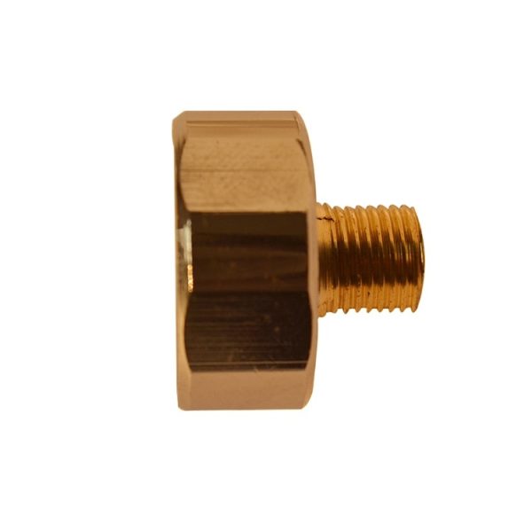 ZYB.CN Precision Hexagon Pressure Gauge (25mm, 0-600PSI/0-60 Bar, Axial Connection) for HVAC Systems - 이미지 2