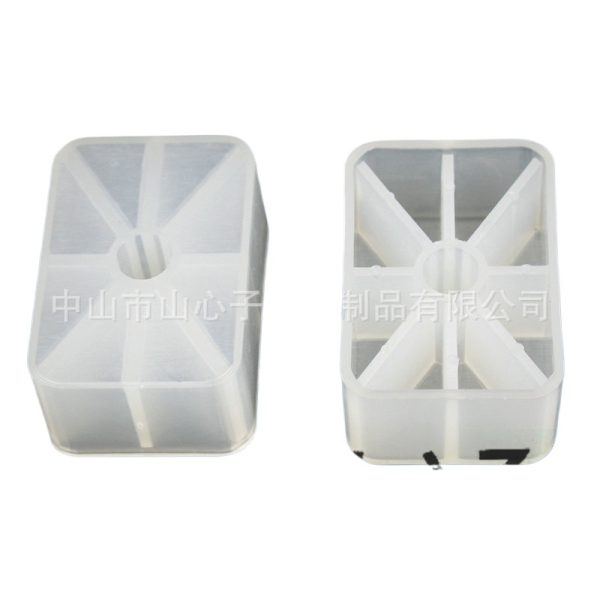 Anti-vibration Square Plastic Block AC Unit Isolation Rubber Pad WTG142-A (38x29x23mm) and WTG142-B (54x37x24mm) for Outdoor HVAC Units - Изображение 2