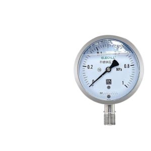 Full Stainless Steel YTN-100BF Pressure Gauge (100mm, M20*1.5, ±1.6% Accuracy) for HVAC Systems