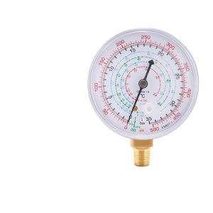 TONGHE Low Pressure Refrigerant Gauge (0-35Kg/0-500psi for R-134a, R-404A, R-22) for HVAC Refrigeration Systems