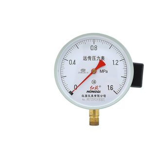Hongqi YTZ-150 Remote Transmission Pressure Gauge for Constant Pressure Water Supply Frequency Converter, Resistive Transmitter Pressure Meter