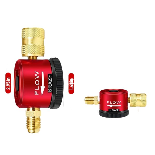 Argon Gas Regulator Pressure Reducing Valve - Single Stage Purge Tool for HVAC AC Systems - 0-25 Measuring Range HL-0022 - Imagem 3