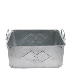 Durable Metal Storage Bin (with Handles) for Industrial Organization & Storage, Compatible with varied applications