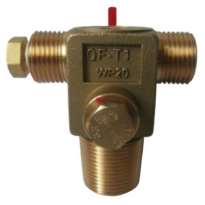 Brass Natural Gas Valve QF-T1 (WP20) for LPG Cylinders
