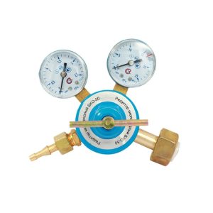 Oxygen Pressure Regulator Gas Reduction Valve (2.5-25 MPa) (1.25 MPa Outlet) with BKO-50 Adapters for Russian HVAC Systems
