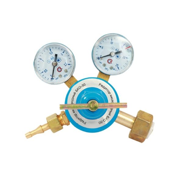 Industrial Oxygen Pressure Regulator (0-25 MPa Inlet, 0-2.5 MPa Outlet) for Gas Cylinder, G3/4 Compatibility - Imej 4