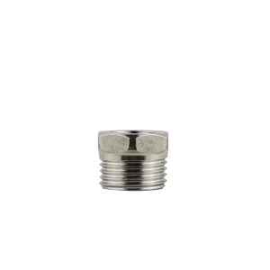 Stainless Steel Pressure Gauge Adapter M14 to 1/2-inch NPT Thread for HVAC Systems