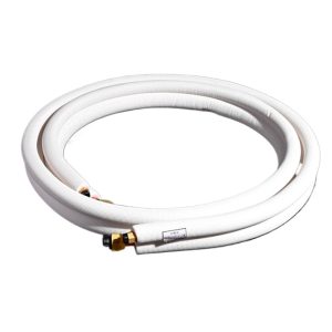 Insulated Copper Tubing Line Set with Fittings (12.7*0.6/19.05*0.8) for HVAC Split AC System Extension