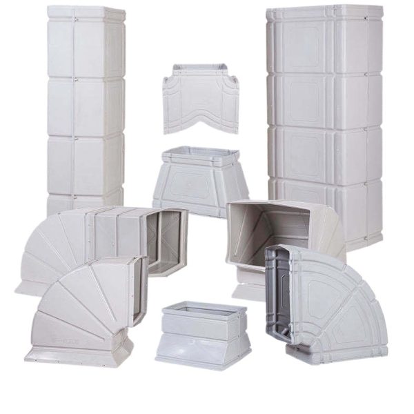 Commercial Industrial Air Cooler Plastic Ventilation Duct for Large HVAC Systems