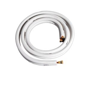 Embossed Copper HVAC Line Set (6.35*0.6+9.52*0.6) for 1HP AC Units, Universal Extension Pipe, Compatible with Changhong HVAC Systems