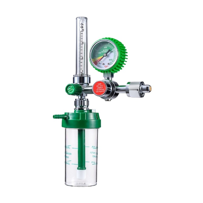 Medical Oxygen Regulator with Flow Meter and Humidifier Bottle (0-15L/min, 0-25MPa) for Oxygen Cylinder - Image 2