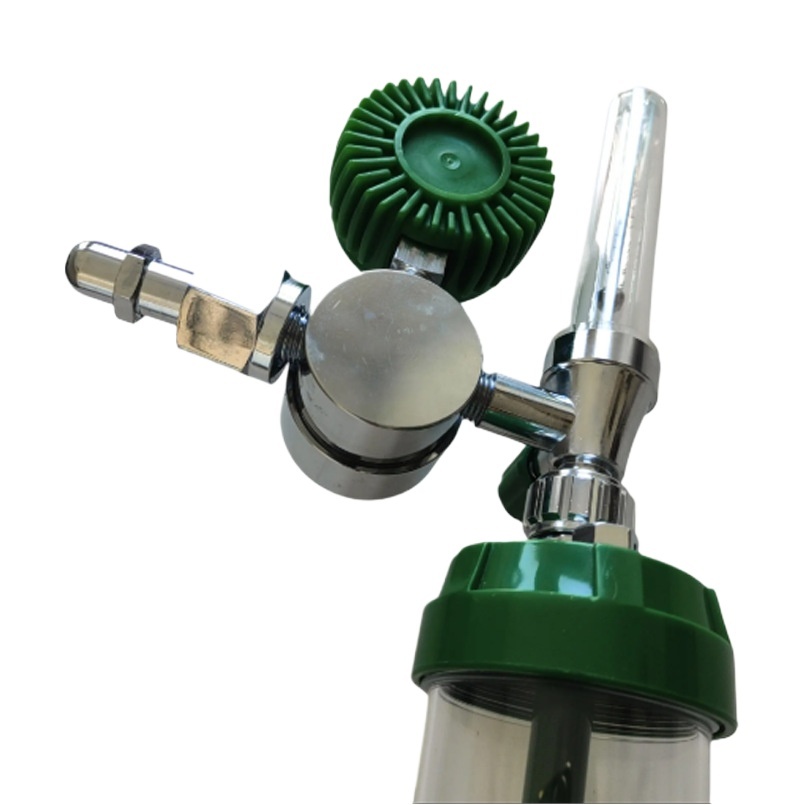 Oxygen Inhaler Pressure Reducer Flow Meter Regulator (0-25MPa, 1-10L/min) with Flow Gauge for Oxygen Cylinders - Image 3