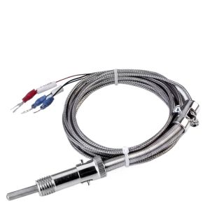 Compression Spring Thermocouple RTD Temperature Sensor Pt100 for WZPT-01 Thermometer Controller (-100~300°C)