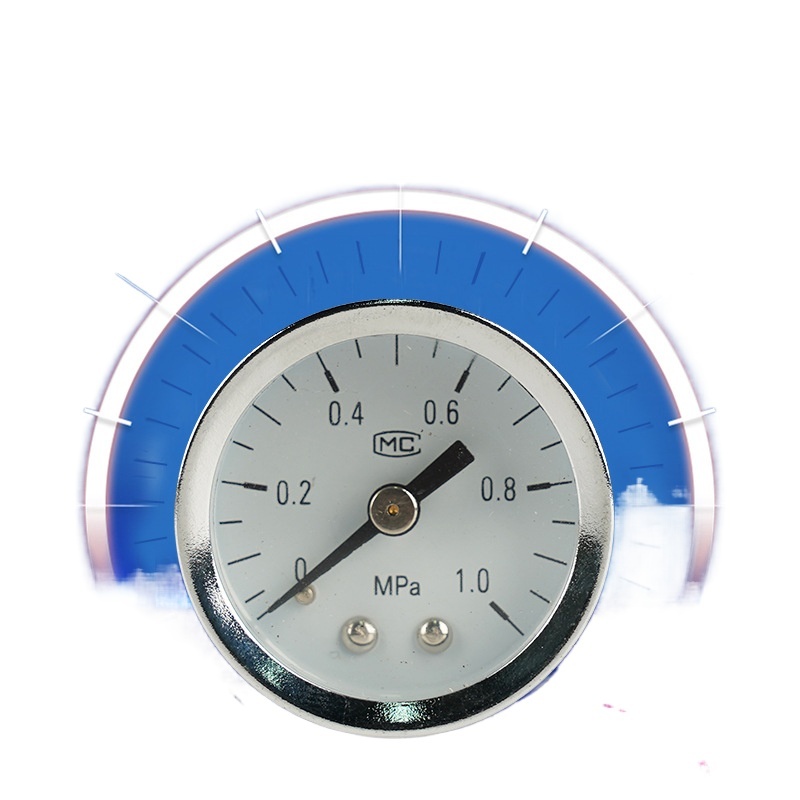 Pneumatic Air Pressure Gauge (0-1 MPa, 40mm Dial, Axial Connection) for Air Compressors & Regulaters, Replaces Y40, Y50 Models - Image 2