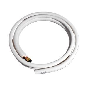 Embossed Copper HVAC Refrigerant Line Set (6.35*0.6+15.88*0.7) for Samsung Air Conditioners, Customizable Lengths, Pure Copper Tube