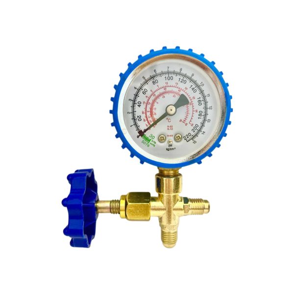 Automotive AC Refrigerant Manifold Gauge Set (R12, R22, R502) - for Car Air Conditioning Systems - Replaces CT-466