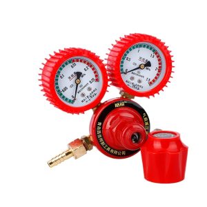 Shockproof Propane Pressure Reducer Regulator (0-0.25 MPa Primary, 0-2.5 MPa Secondary) for Propane Gas Tanks, Replaces YQW-02 Type Regulators