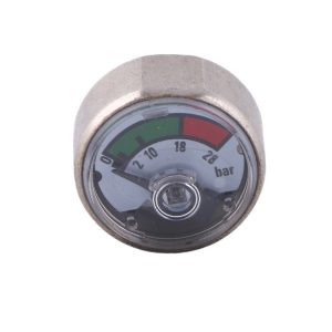 Axial Pressure Gauge Y25 (0-28 bar, 25mm Diameter) for HVAC Systems, Replaces 补4