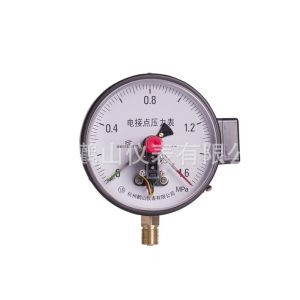 Industrial Electric Contact Pressure Gauge (0-1.6MPa, 100mm, Radial Mount, YXC100 Series) for HVAC Systems