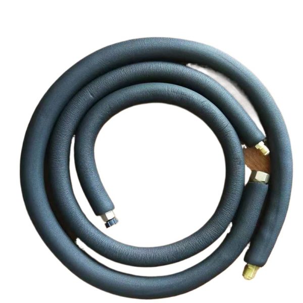 Insulated Copper Air Conditioner Line Set (Various Sizes) for HVAC Systems, Replaces Standard AC Connecting Pipes - Imej 2