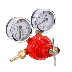 Full Brass Propane Pressure Regulator YQW-02 (0-2.5 MPa, 0.25 MPa Outlet Pressure) for Propane Gas Tanks