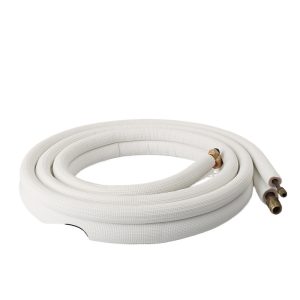 Pre-insulated Copper Line Set with Fittings (6.35*0.6/9.52*0.6) for 1P Mini Split AC Units