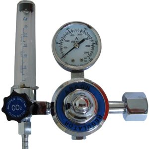 Multi-Gas Flow Meter Pressure Reducer Regulator for Argon, Oxygen, Nitrogen, Acetylene, Helium, CO2 - CBM-AR-3