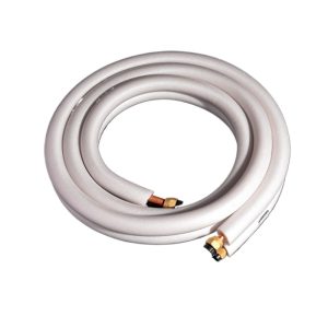 Pure Copper Insulated Refrigeration Line Set (6.35x0.6+12.7x0.6) for 2-3 HP Air Conditioner Universal HVAC Systems, 3-30M Customizable Length