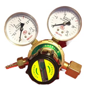 All-Copper Nitrogen Pressure Regulator (0-2.5 MPa / 0-25 MPa) for Industrial Gas Tanks, Weixin WX-YQD-07