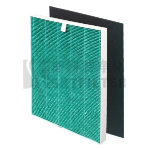 HEPA & Activated Carbon Air Purifier Filter Set (360x278x35+360x278x3mm) for Coway Airmega 150 AP-1019C, Replaces: Green HEPA + Activated Carbon Pre-Filter