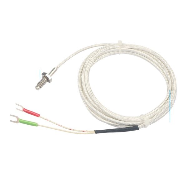 K Type Thermocouple WRNT-01 with M6/M8 Interface and 1/2/3 Meter Lead Wire for High Precision Temperature Sensing, Replaces WRNT-01 - Gambar 2