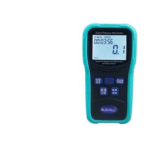 ELECALL EM510 Portable Digital Pressure Manometer (±206.8 KPa, 0.3% Accuracy) for Positive/Negative/Differential Pressure Measurement