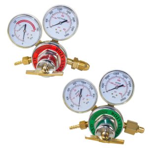 Heavy Duty Oxygen Acetylene Argon CO2 Pressure Regulator Gauge Set for Welding Cutting