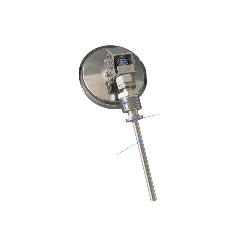 Industrial Bimetal Thermometer WSS-481 Universal Type 0-100/150 Degree L150 Diameter 100mm - Image 3