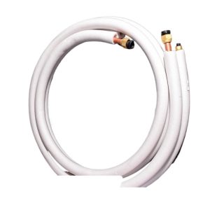 Universal Copper Air Conditioner Extension Tube (6.35mm OD Copper x 0.6mm Wall / 15.88mm OD Copper x 0.7mm Wall) for Yangzi Air Conditioner, No Welding Required, Pre-charged