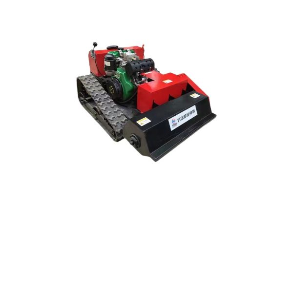 Remote Control Tracked Lawn Mower LD-80 (80cm Cutting Width, 6.6KW Engine, 24V Power) for Agricultural & Garden Use