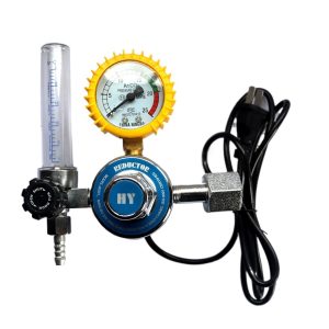 Heated CO2 Pressure Reducer Regulator Gauge YQT-341 (0-25Mpa, M116*1.5 Output, G5/8 Input) for CO2 / Mixed Gas Welding Machines