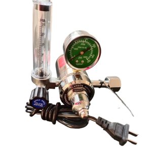 Heated CO2 Pressure Regulator Anti-Vibration Gauge YQT-731L2-1 for Welding Brewing Aquariums