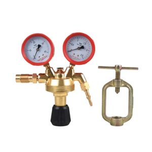 Pressure Regulator Gauge for Acetylene Gas (0-40 bar, 0-2.5 bar) for Welding Cutting Torch
