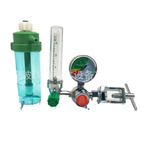 CGA870 Medical Oxygen Regulator Inhaler Kit with Flow Meter and Pressure Gauge