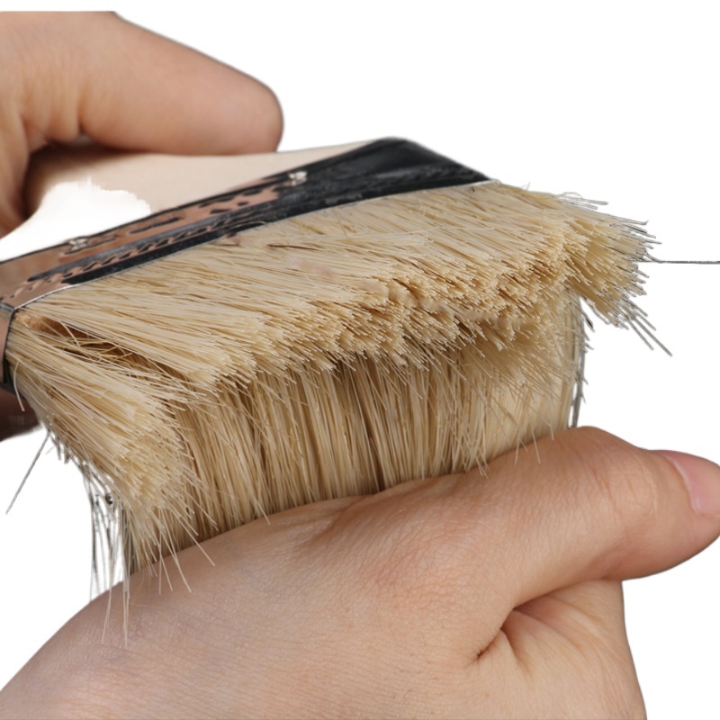 Durable Paint Brush Set (1-8 inch, Soft Bristle, Wooden Handle) for Industrial Cleaning & Dust Removal - Image 3