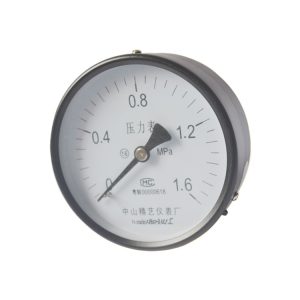 Axial Pressure Gauge Mechanical Pressure Meter 0-1.6MPa for Fire Protection Pipeline