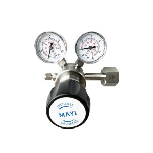 MAYI Stainless Steel Pressure Reducer Regulator (0.01-0.25 MPa, G3/4 Inlet) for Sulfur Dioxide Hydrogen Chlorine Corrosive Gases Nitrogen Ammonia Oxygen Carbon Dioxide