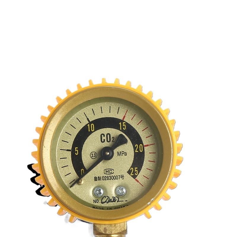 GAOXU Heated CO2 Pressure Reducer Regulator Gauge for MIG MAG Welding W/ Flow Meter & High Accuracy - Image 2