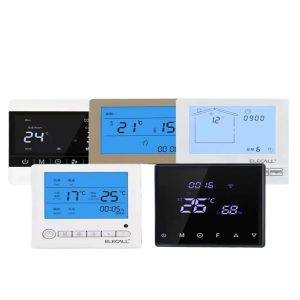 Multi-Function Central Air Conditioner Panel Thermostat (LCD, Touchscreen, WiFi) for HVAC & Underfloor Heating Systems
