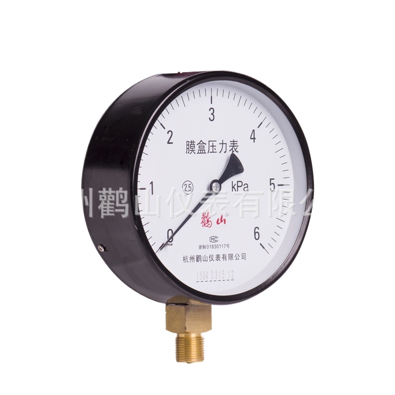 Membrane Box Pressure Gauge YE150 (0-60 KPA, 2.5 Accuracy) for Gas Systems - Image 2