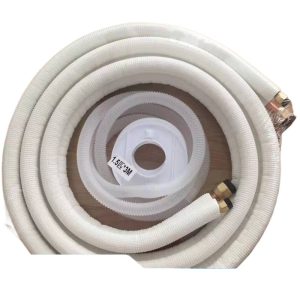 Pure Copper Insulated Refrigeration Tube with Connectors (1.5HP x 3M) for Universal HVAC Systems