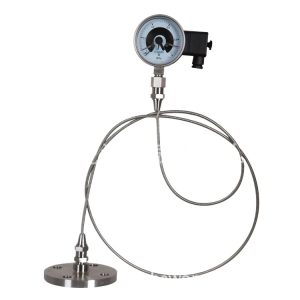 EWON YXC-100H/RL/MF Electrical Contact Diaphragm Pressure Gauge (100mm, 0-0.6MPa, 1.6 Accuracy) for High Temperature & Vibration Industrial Applications