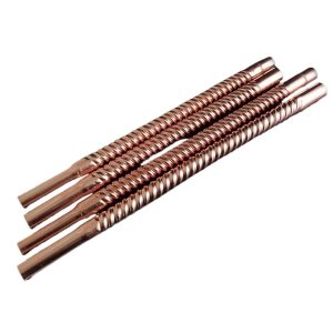 Pure Copper Corrugated Flexible Pipe 10mm 12mm 16mm 19mm - High Gloss, Corrosion Resistant, Easy Bend for HVAC Air Conditioner Refrigeration Systems