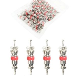5V-1 Alloy Car Tire Valve Cores for Automotive HVAC Systems, Replaces QMX-11